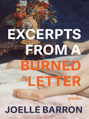 cover image of Excerpts from a Burned Letter